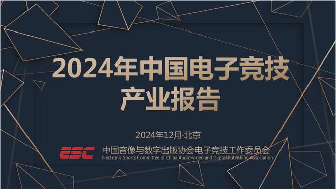 2024中国电竞产业报告：收入2756亿成都办赛全国第二雷竞技raybetapp